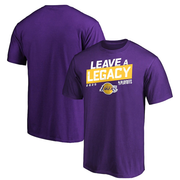 Los Angeles Lakers 2020 Purple Playoffs Bound ISO SloganNBA T-Shirt (All Size)